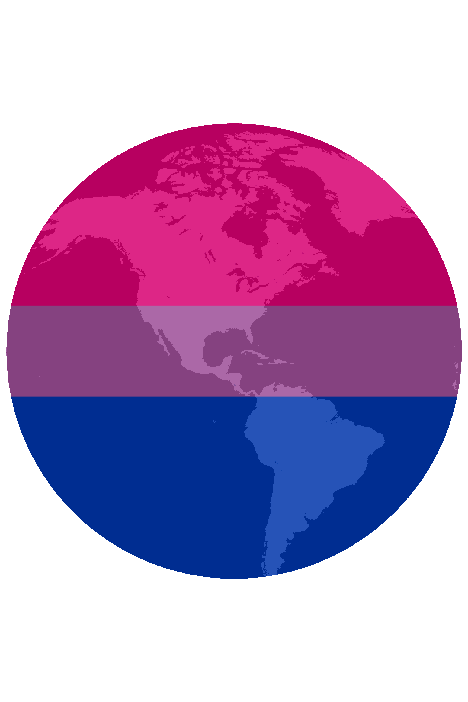 Bisexual Pride Globe
