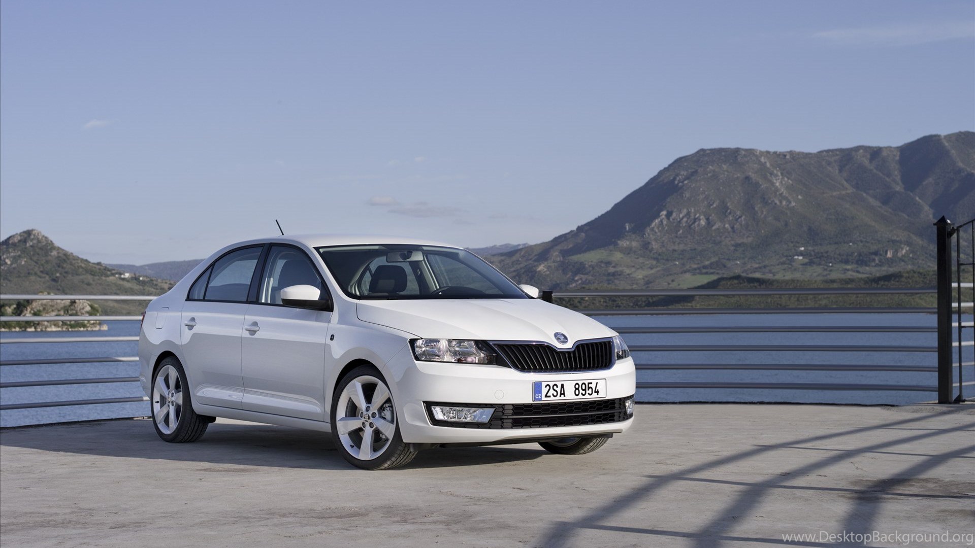 Skoda Rapid 2013 Widescreen Exotic Car Wallpaper Desktop Background