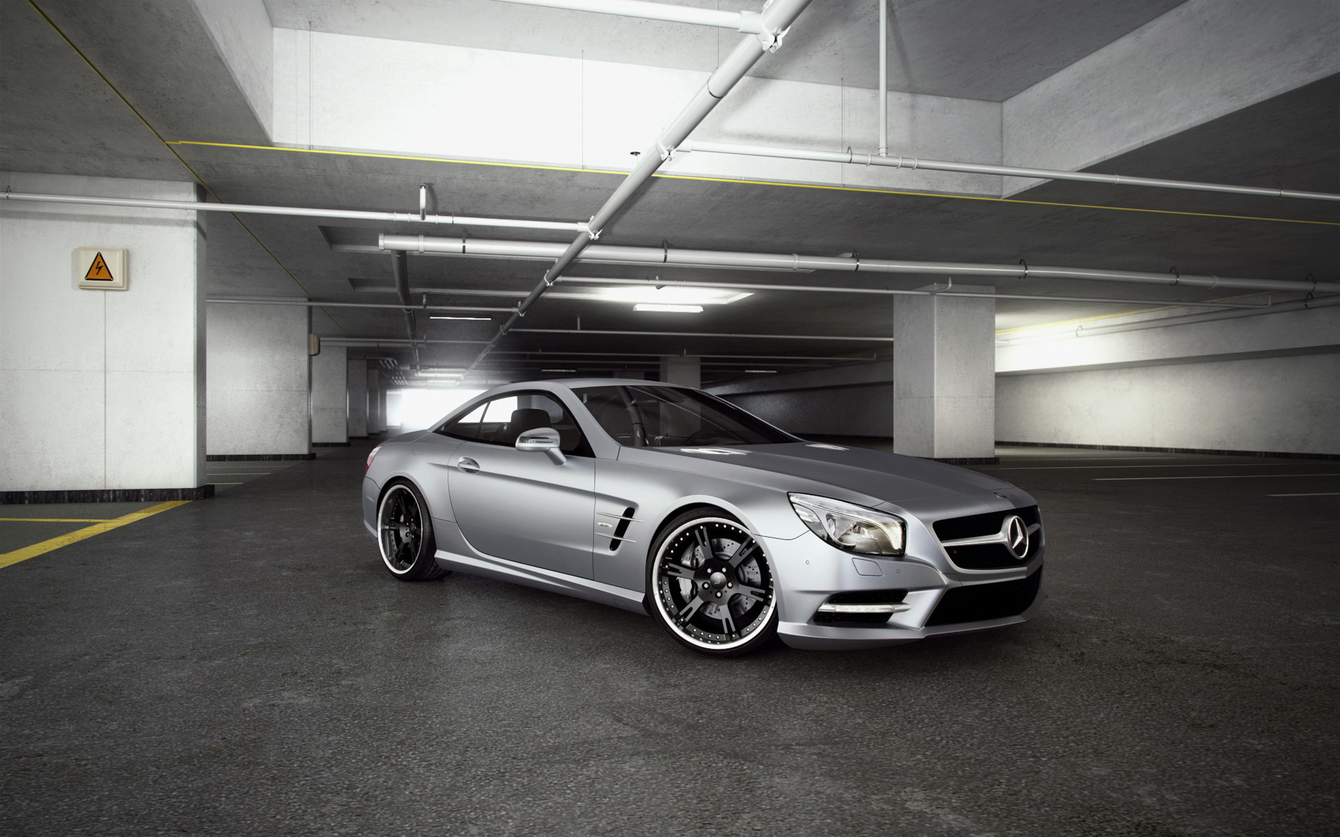 Mercedes Benz SL500 Desktop Wallpaper 1600x900
