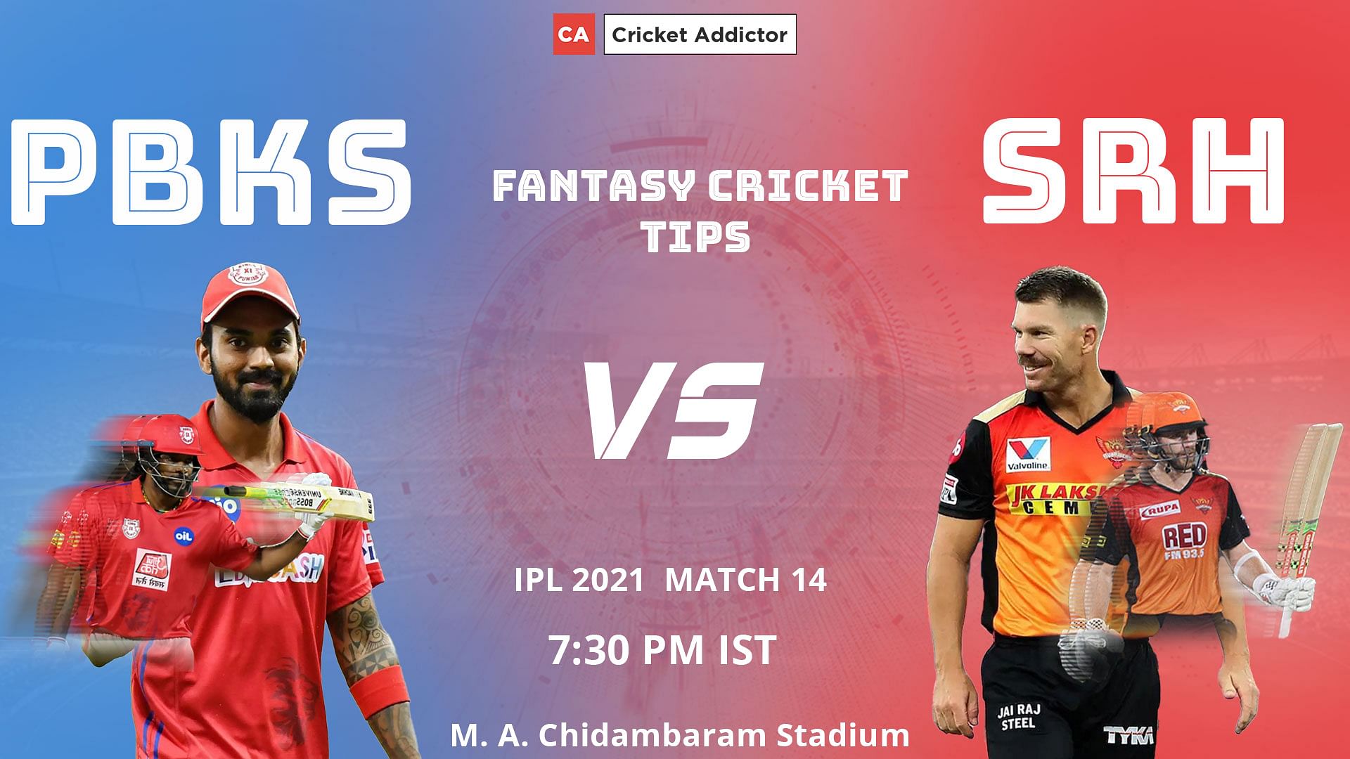 PBKS vs SRH Dream11 Prediction, Fantasy Cricket Tips, Playing XI, Pitch Report, Dream11 Team, Injury Update