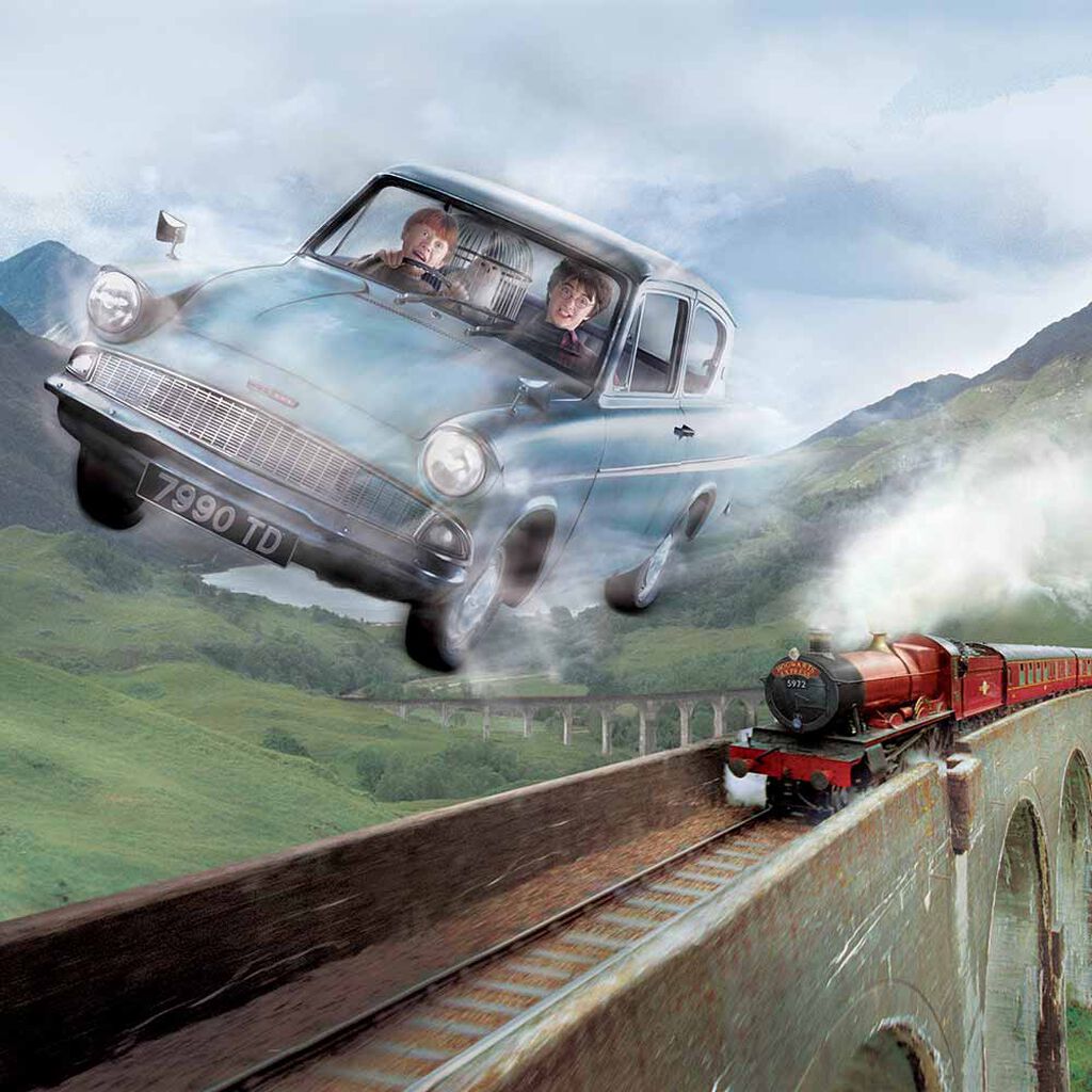 Journey to Hogwarts Mural