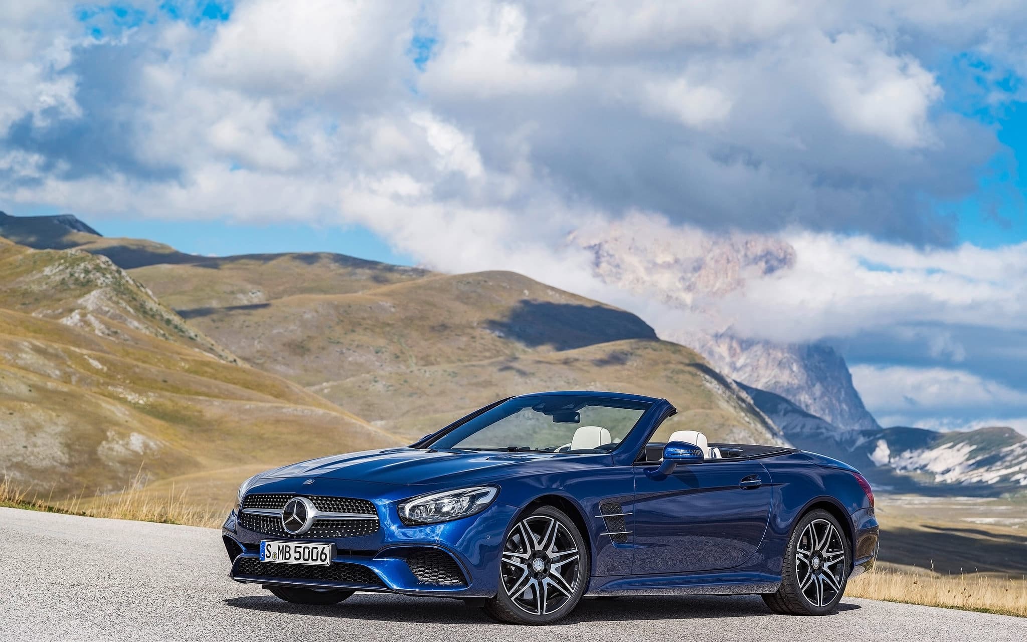 Mercedes Benz Sl500 Wallpaper High Quality Benz Sl Blue HD Wallpaper