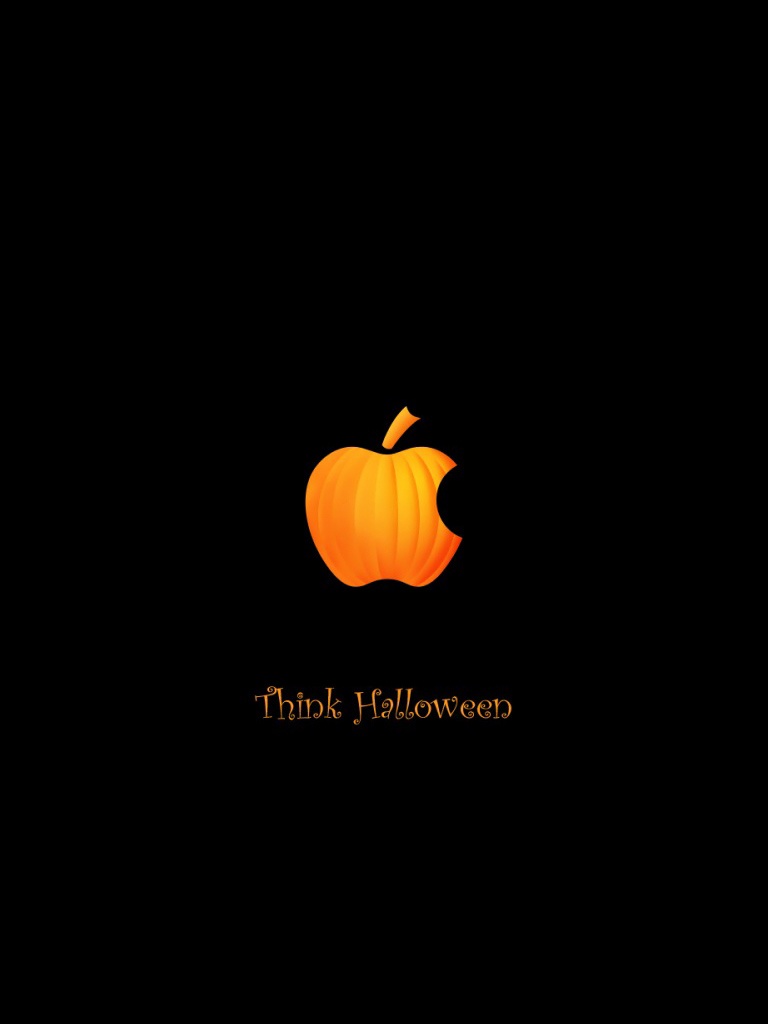Computers Halloween Screensaver iPhone HD Wallpaper Free