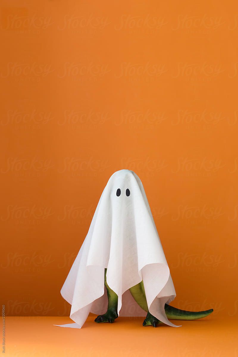 Dinosaur Ready For Halloween by Ruth Black, Halloween Costume. Dinosaur, Stock imagery, Wallpaper iphone cute