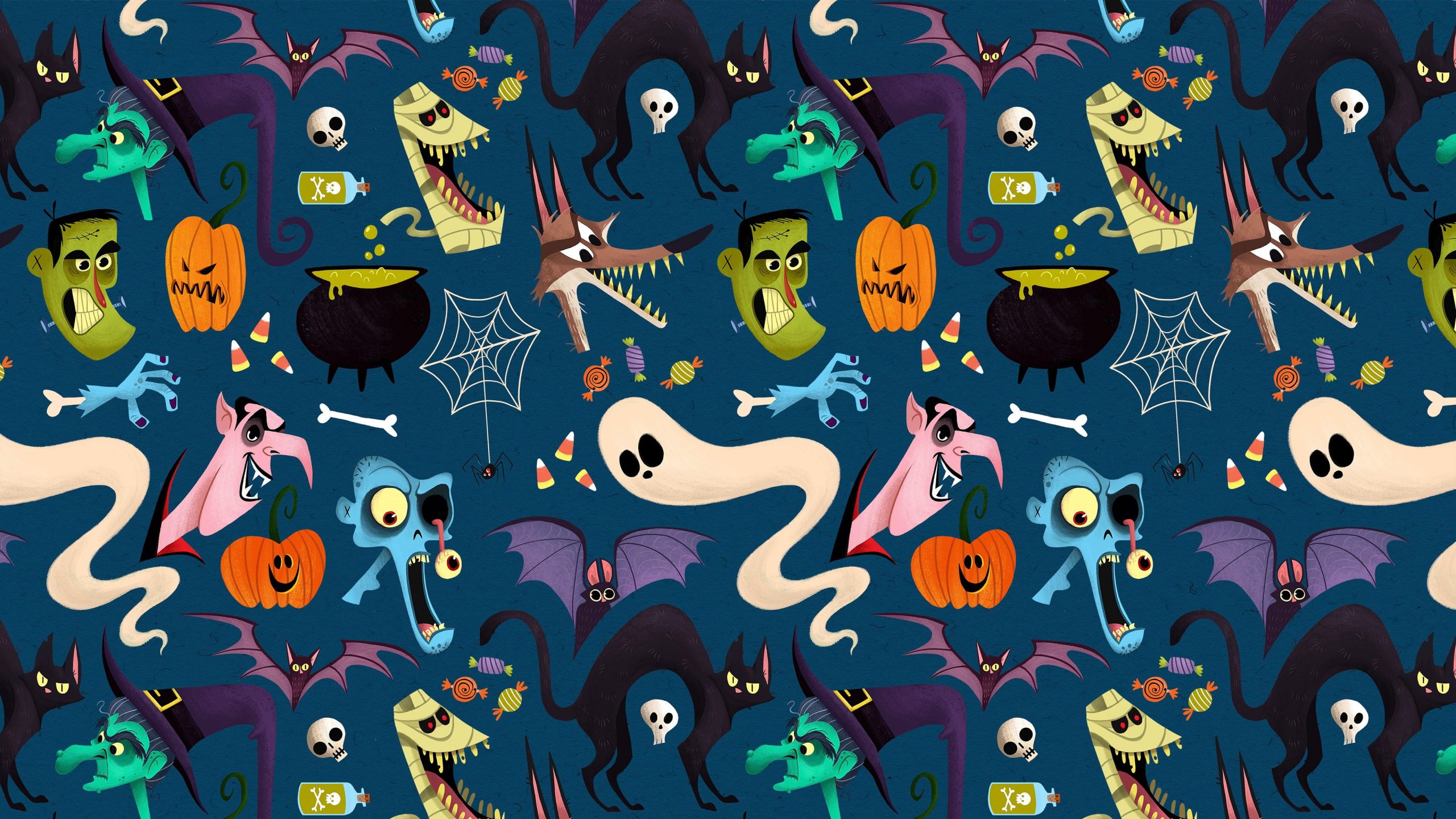 Pattern Halloween Wallpaper, Funny, Ghost, Graphics • Wallpaper For You
