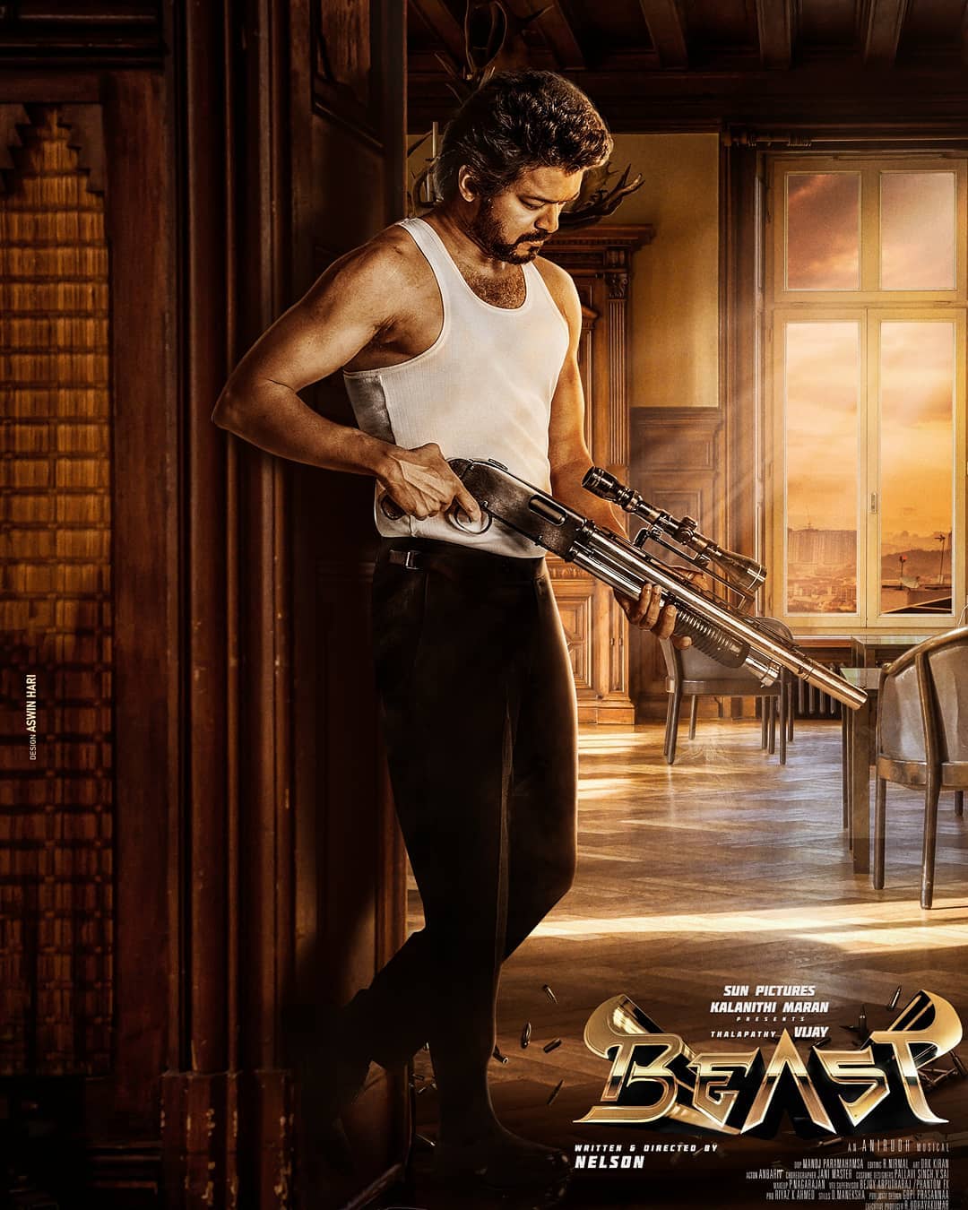 Thalapathy 65 Beast Movie Mass Edited HD Wallpaper Download