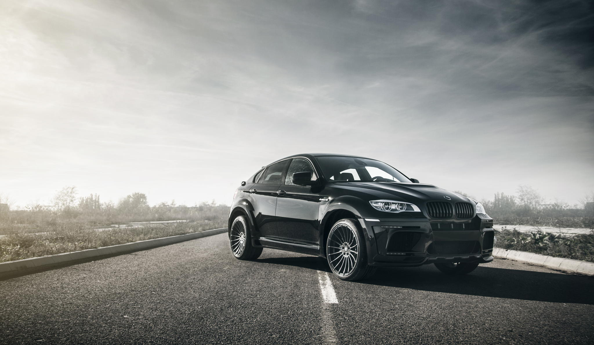 BMW X6M black hamann Wallpaper & Background Image