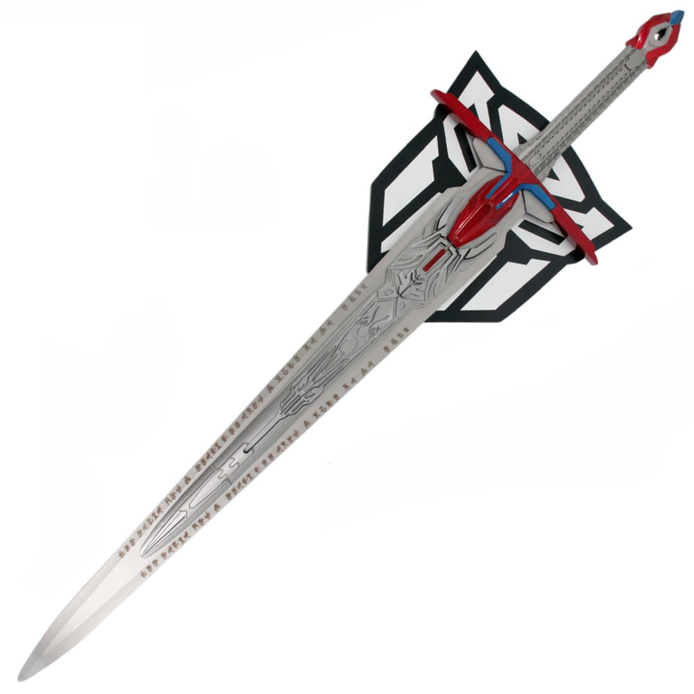 Sword Of Judgement Steel Knight Replica with Wooden Plaq