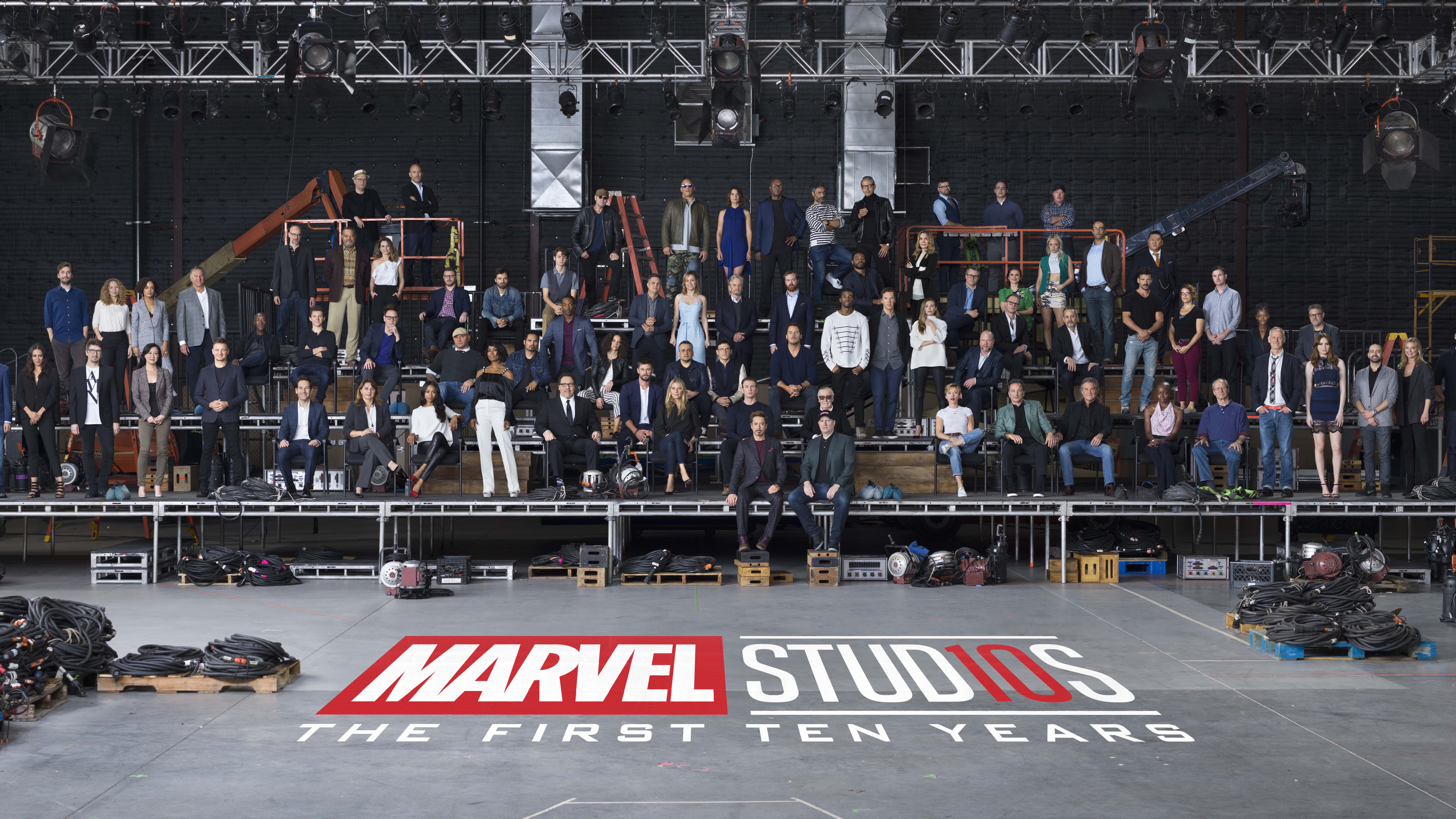 Marvel 10 Year Anniversary Class Photo 8k HD 4k Wallpaper, Image, Background, Photo and Picture