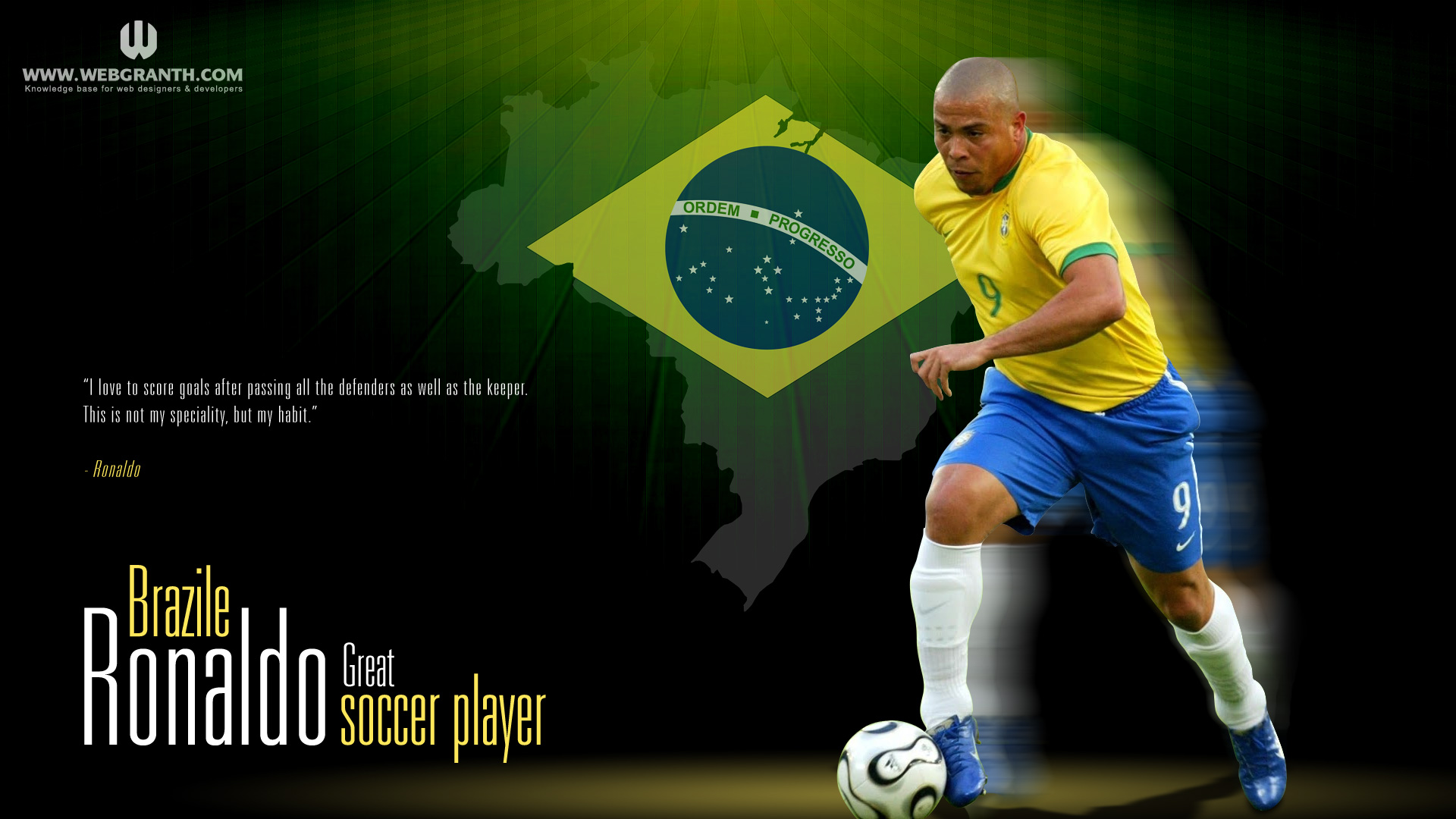 Ronaldo Brazil Wallpaper HD