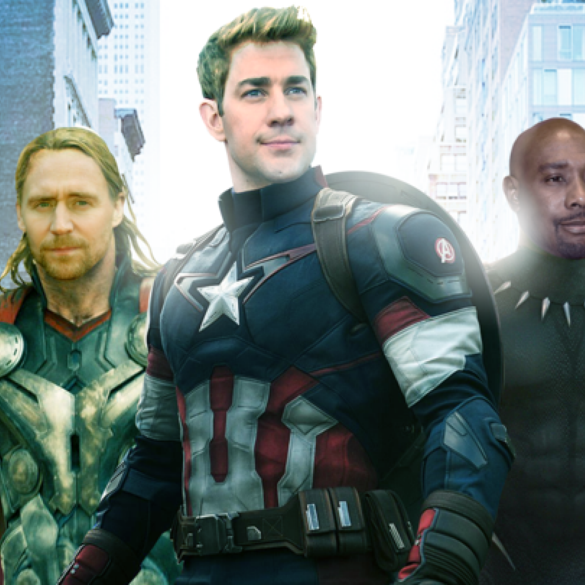 We Photohopped an alternate cast of Avengers who almost got the roles