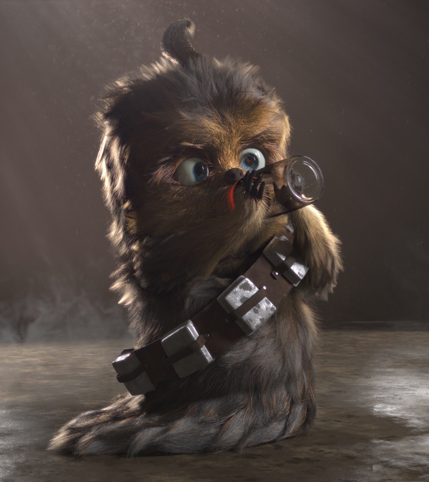 Baby Chewbacca. Star Wars. #starwars #starwarsart #starwarsfanart # chewbacca #wookie. Star wars chewbacca, Star wars fan art, Star wars poster