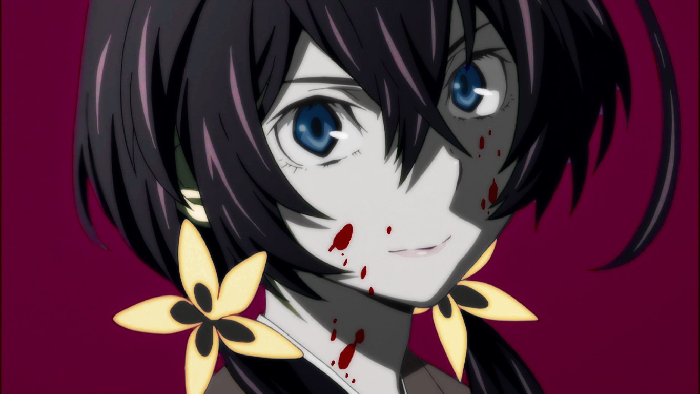 Wallpaper, illustration, anime girls, artwork, black hair, Bungou Stray Dogs, Dazai Osamu, Izumi Kyouka, mangaka 1366x768