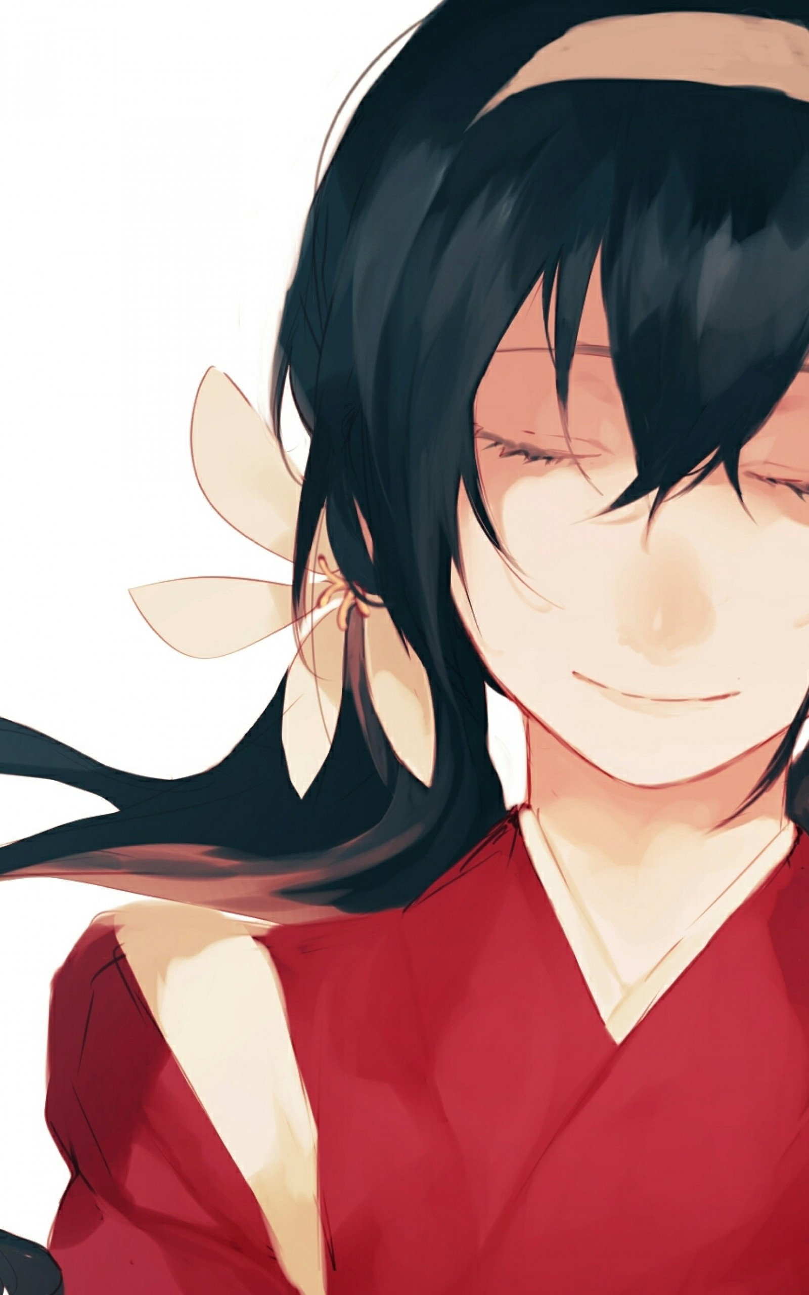 Download 1600x2560 Bungou Stray Dogs, Izumi Kyouka, Closed Eyes, Black Hair Wallpaper for Google Nexus 10