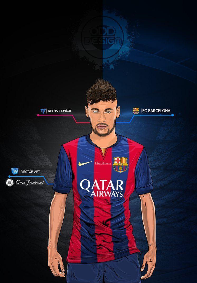 Neymar Jr Vector Art