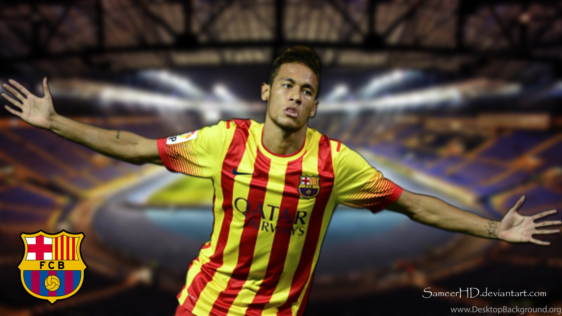 FC Barcelona Neymar Jr Wallpaper By SameerHD Desktop Background
