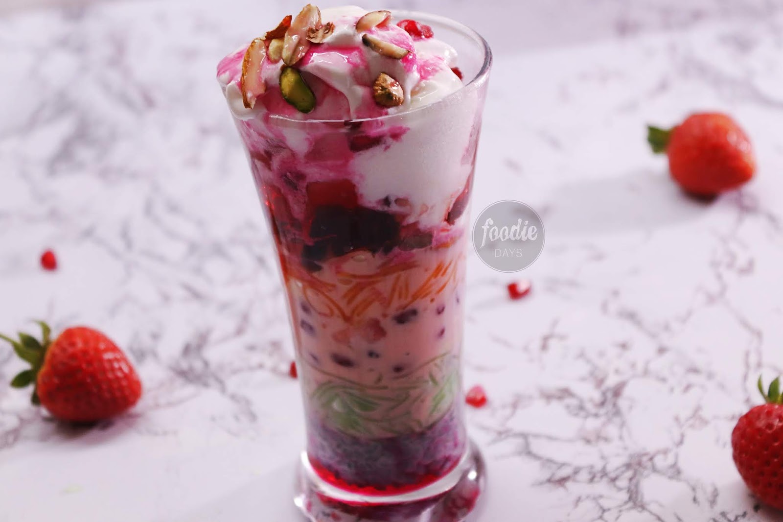 Falooda Ice Cream Recipe Video
