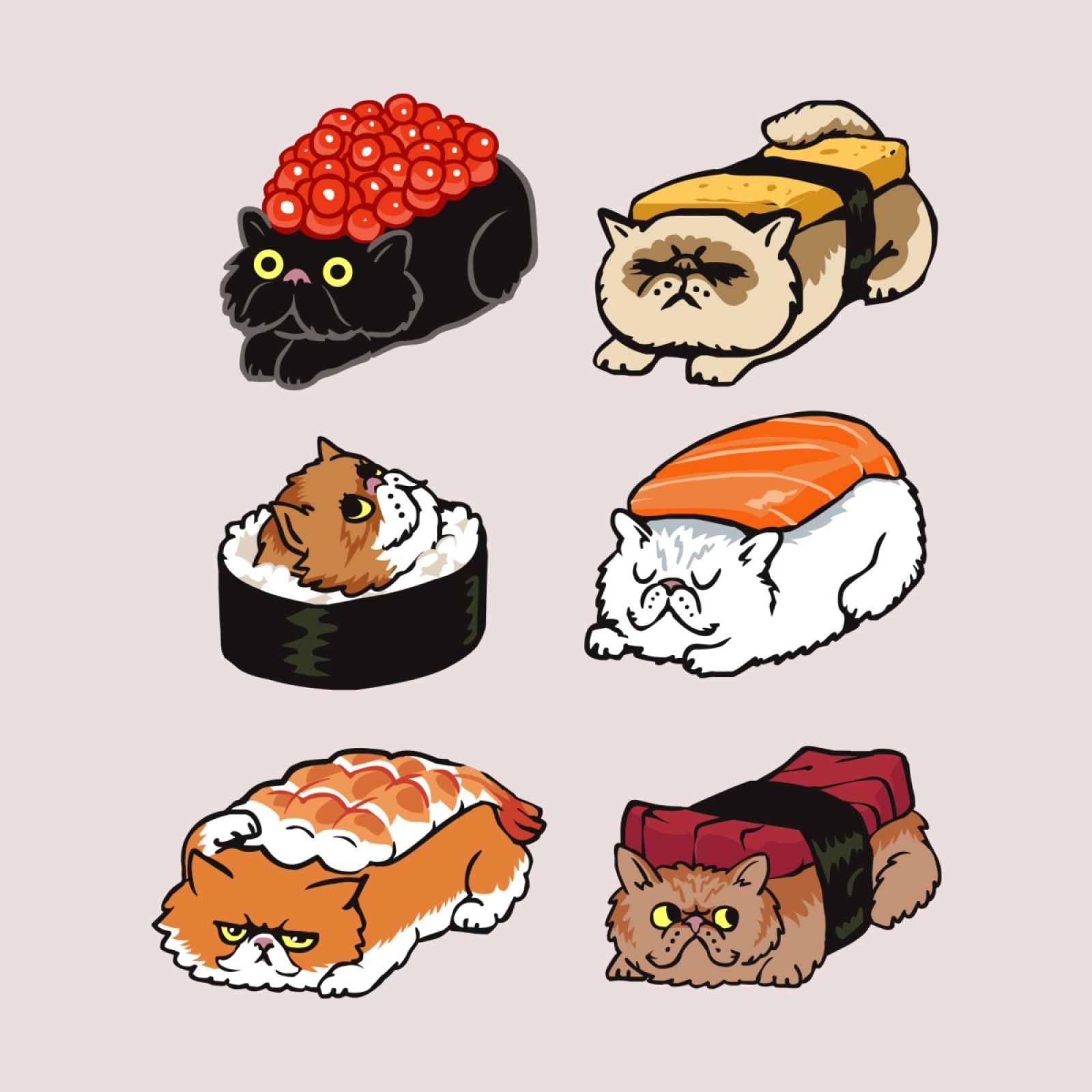 Sushi Cat Wallpapers - Wallpaper Cave