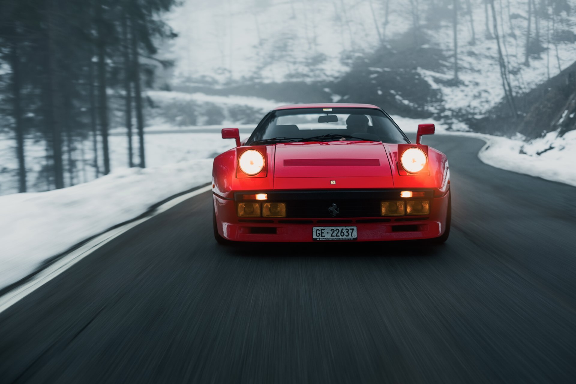 4K Ultra HD Ferrari 288 GTO Wallpaper and Background Image