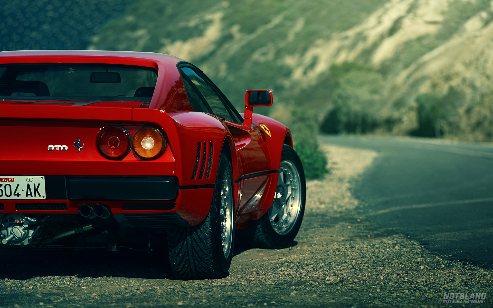 Ferrari, Ferrari 288 gto, Red, Car, Road Wallpaper HD / Desktop and Mobile Background