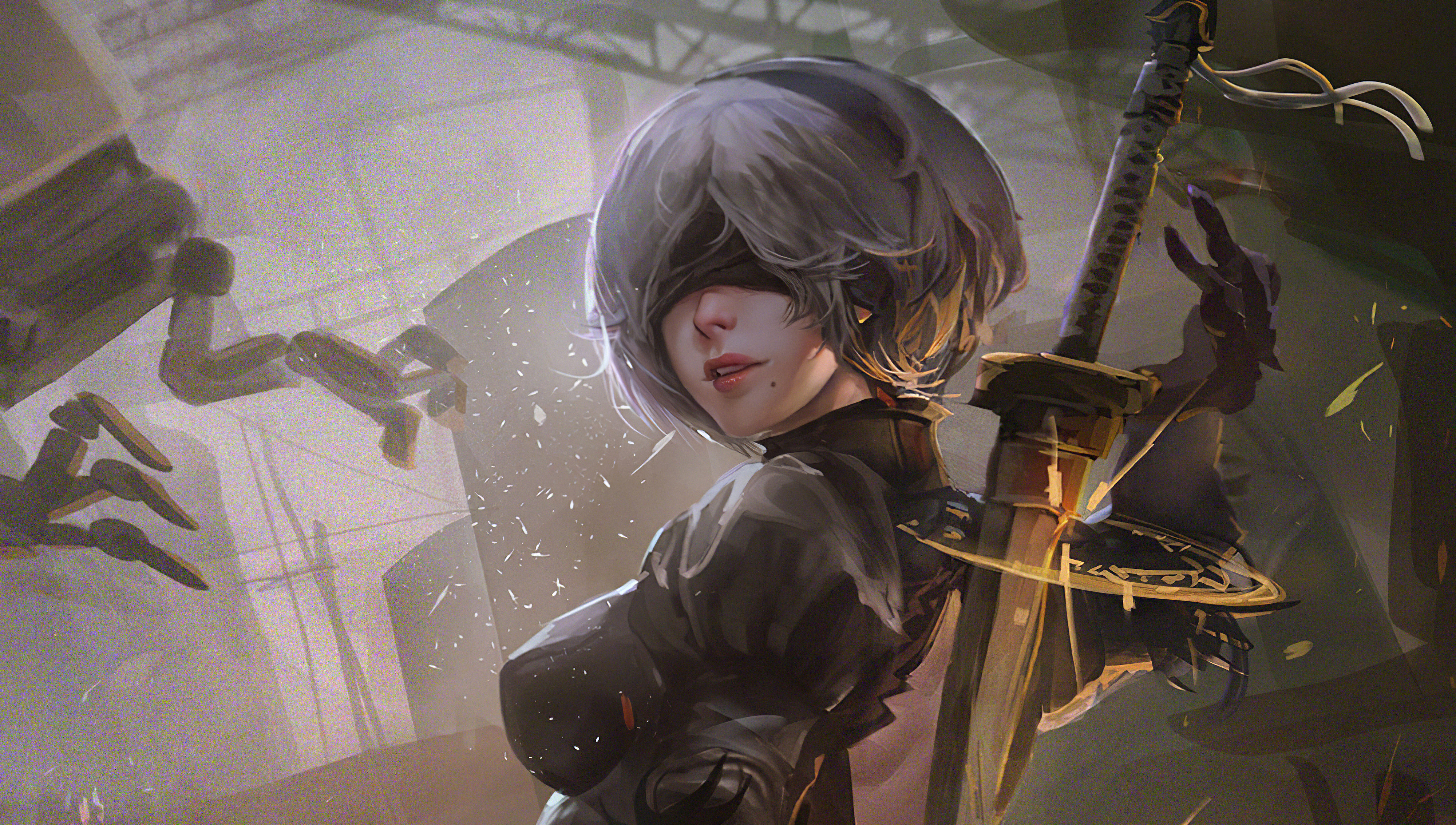 2b Nier Automata 4k HD Games, 4k Wallpaper, Image, Background, Photo and Picture