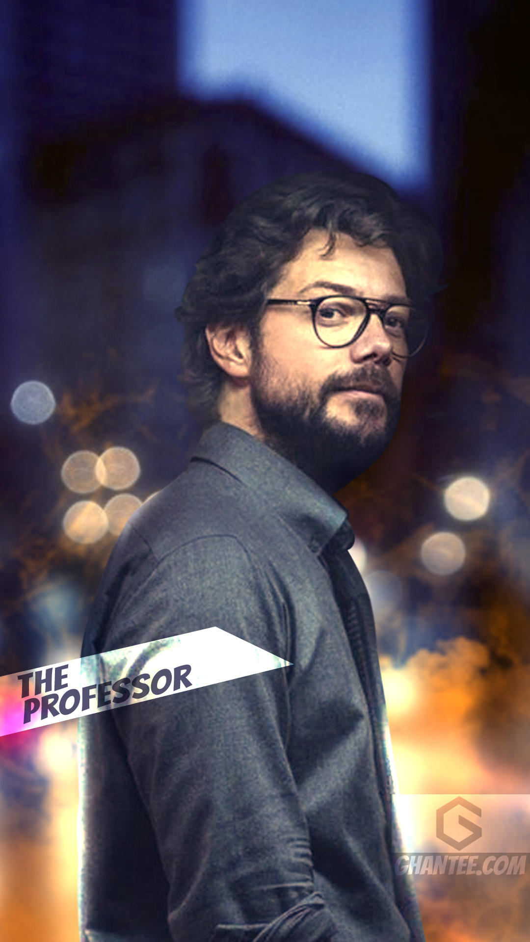 professor money heist wallpaper for mobile phone