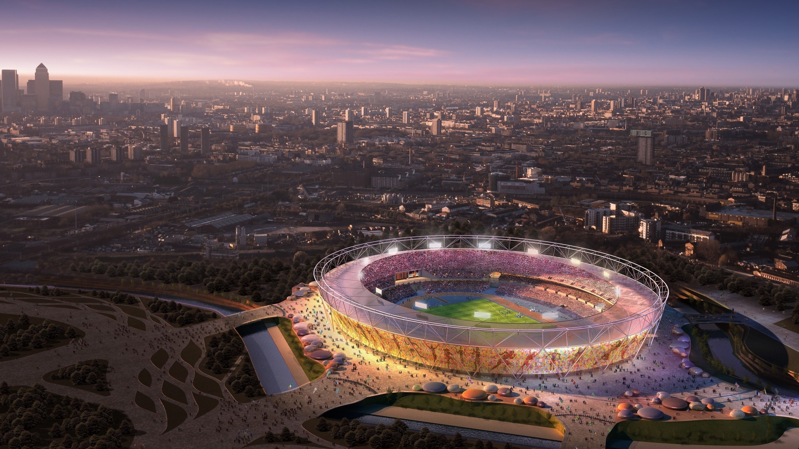London City Olympic Stadium desktop PC and Mac wallpaper