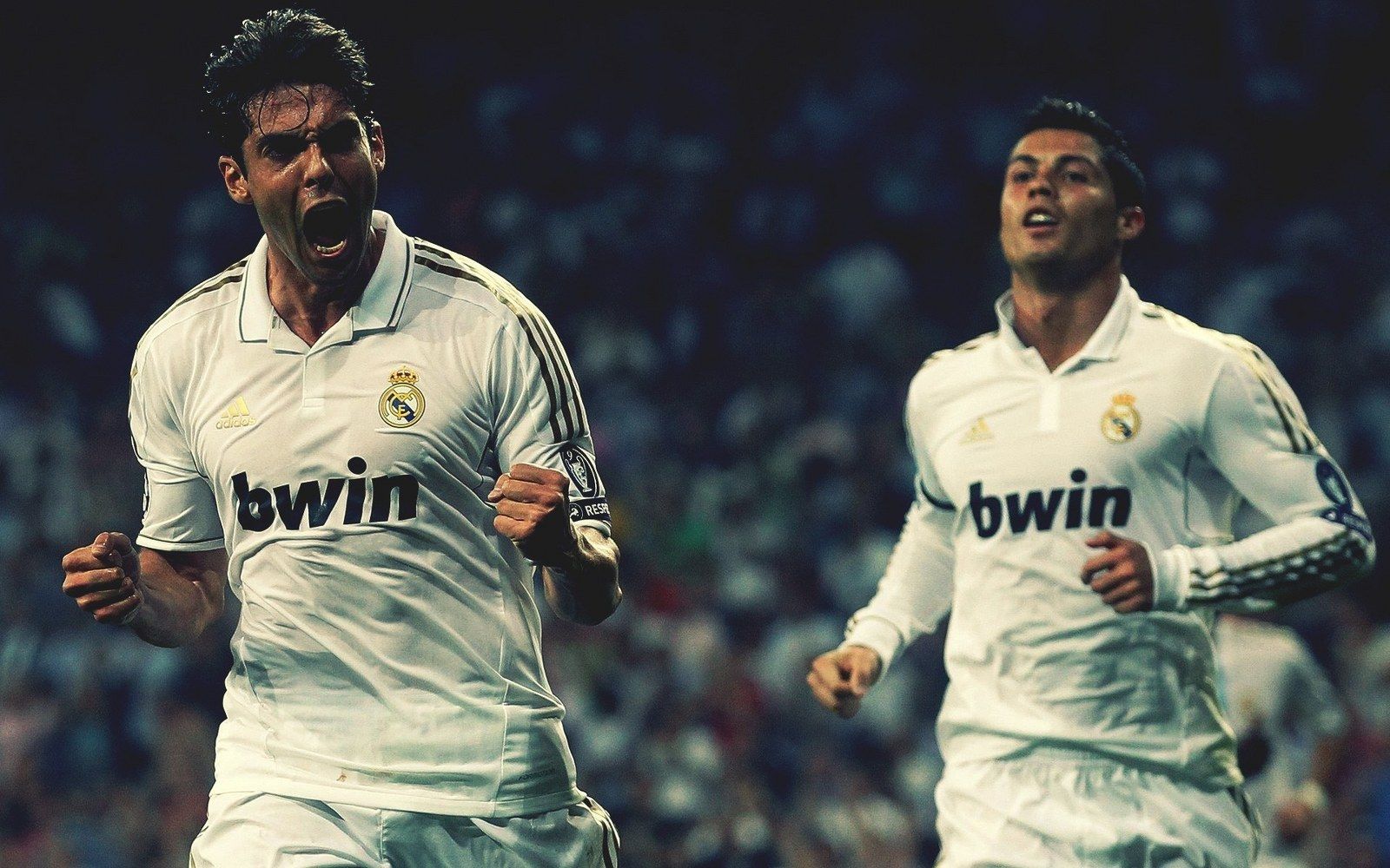 Kaka and Cristiano Ronaldo Celebration Wallpaper HD
