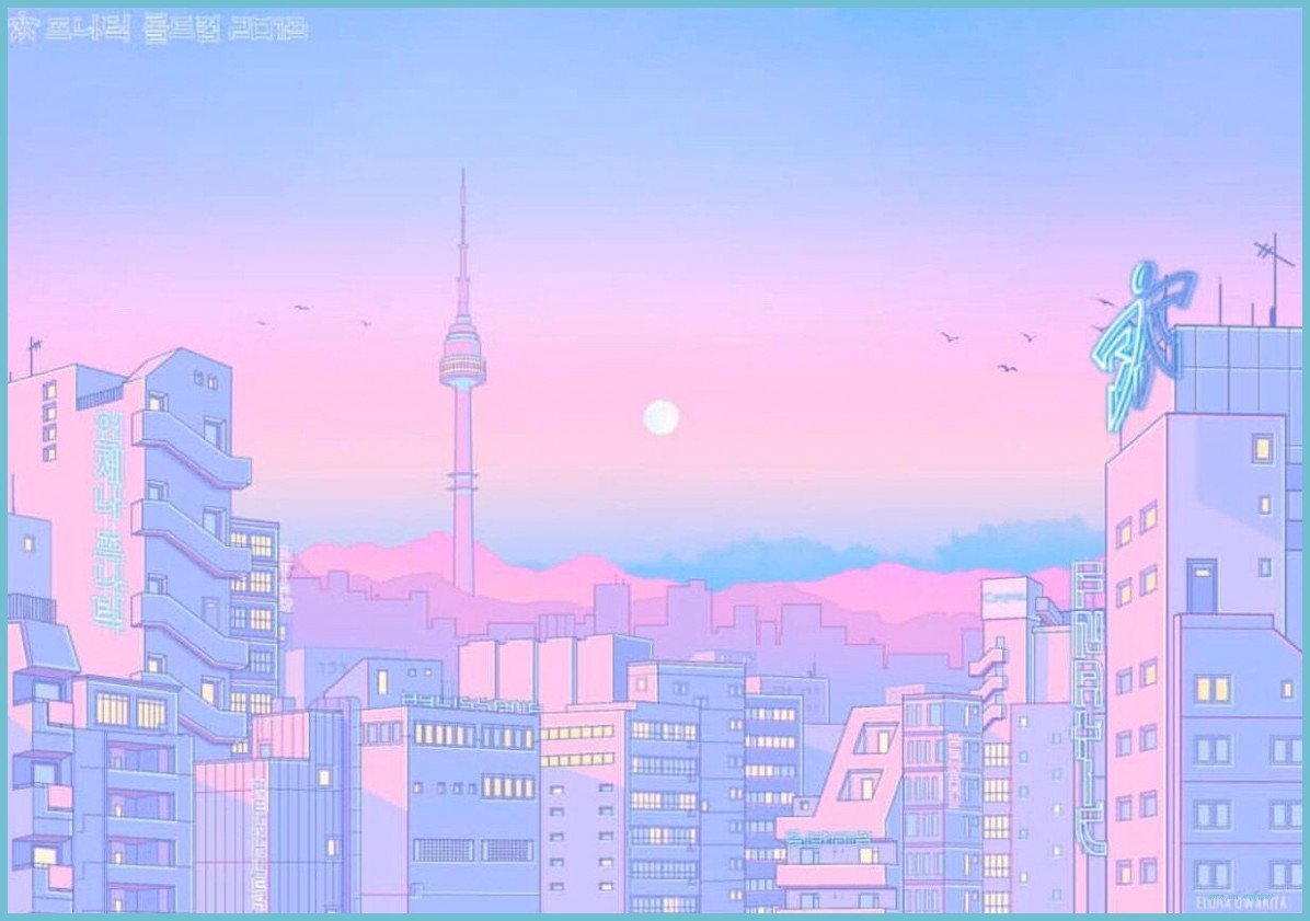 Pink Aesthetic Anime Desktop Wallpaper Pink Wallpaper