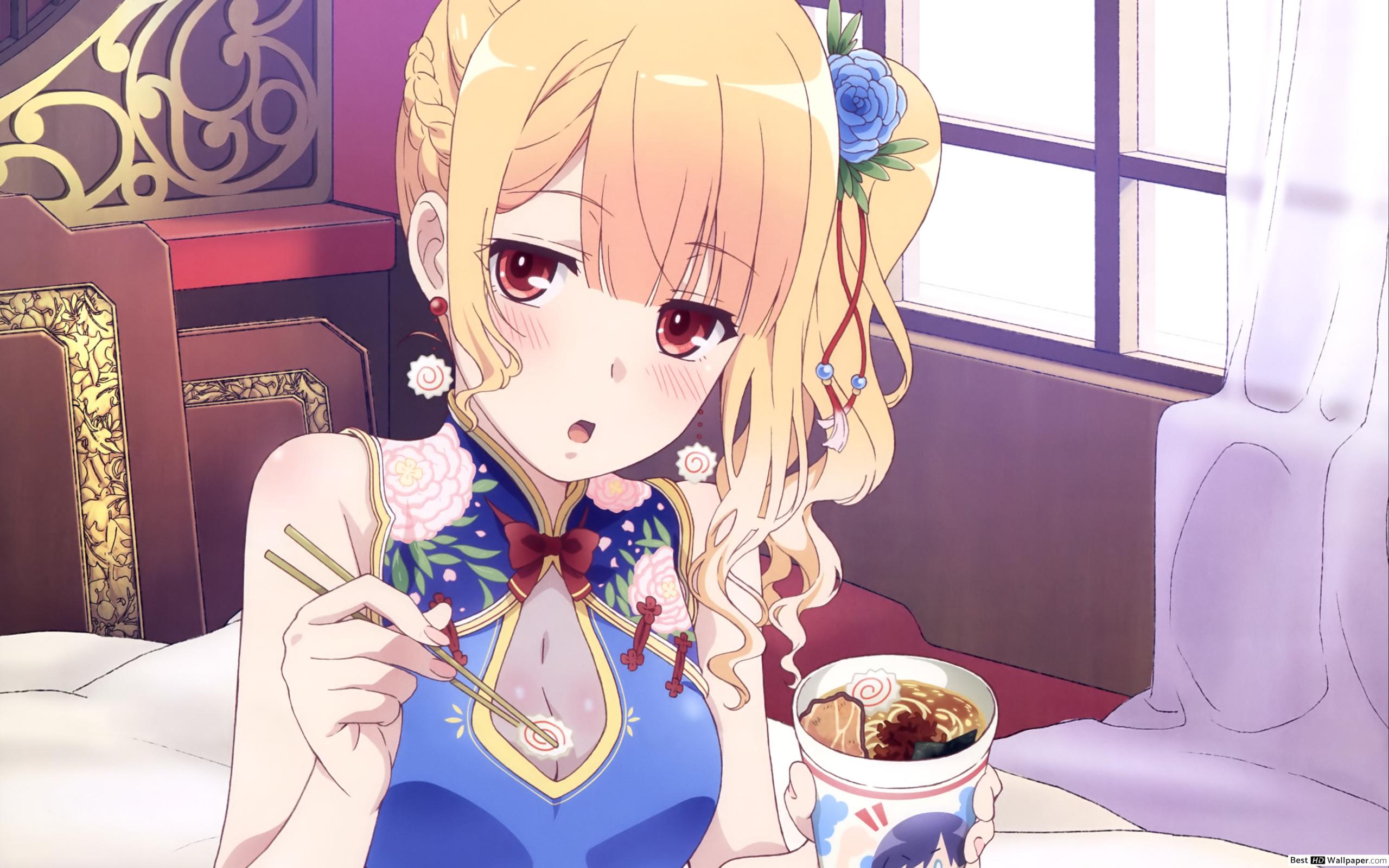 Ms. Koizumi Loves Ramen Noodles Anime HD wallpaper download