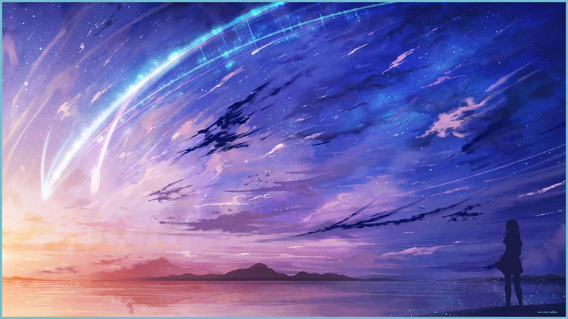 Your Name Anime Landscape Wallpaper Free Your Name Anime Scenery Wallpaper