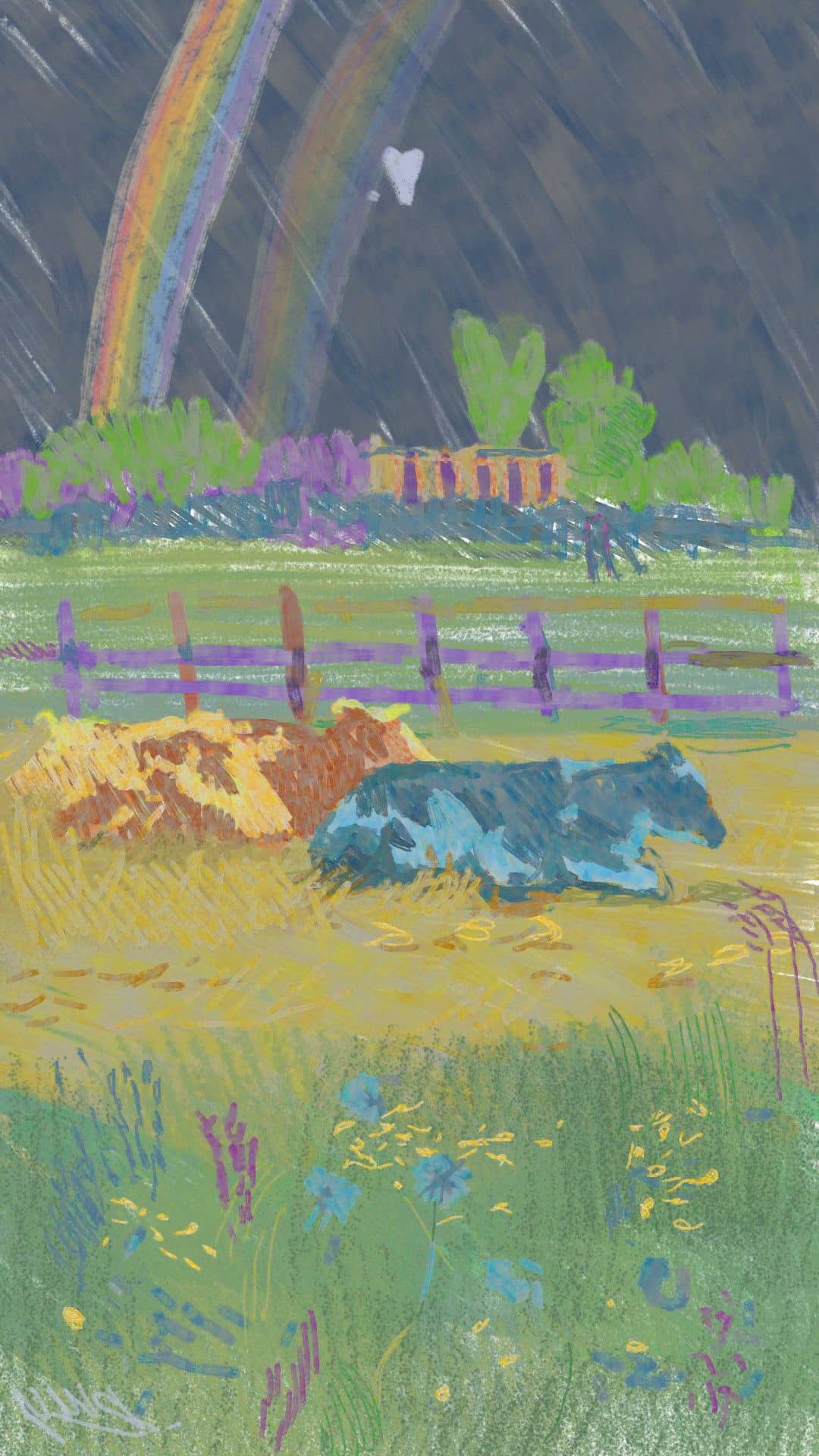 Cottagecore Paint Wallpaper Free HD Wallpaper