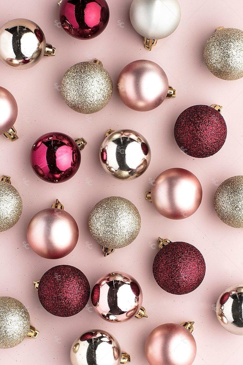 Seasonal Holiday Collection. Christmas wallpaper, Pink christmas decorations, Holiday wallpaper