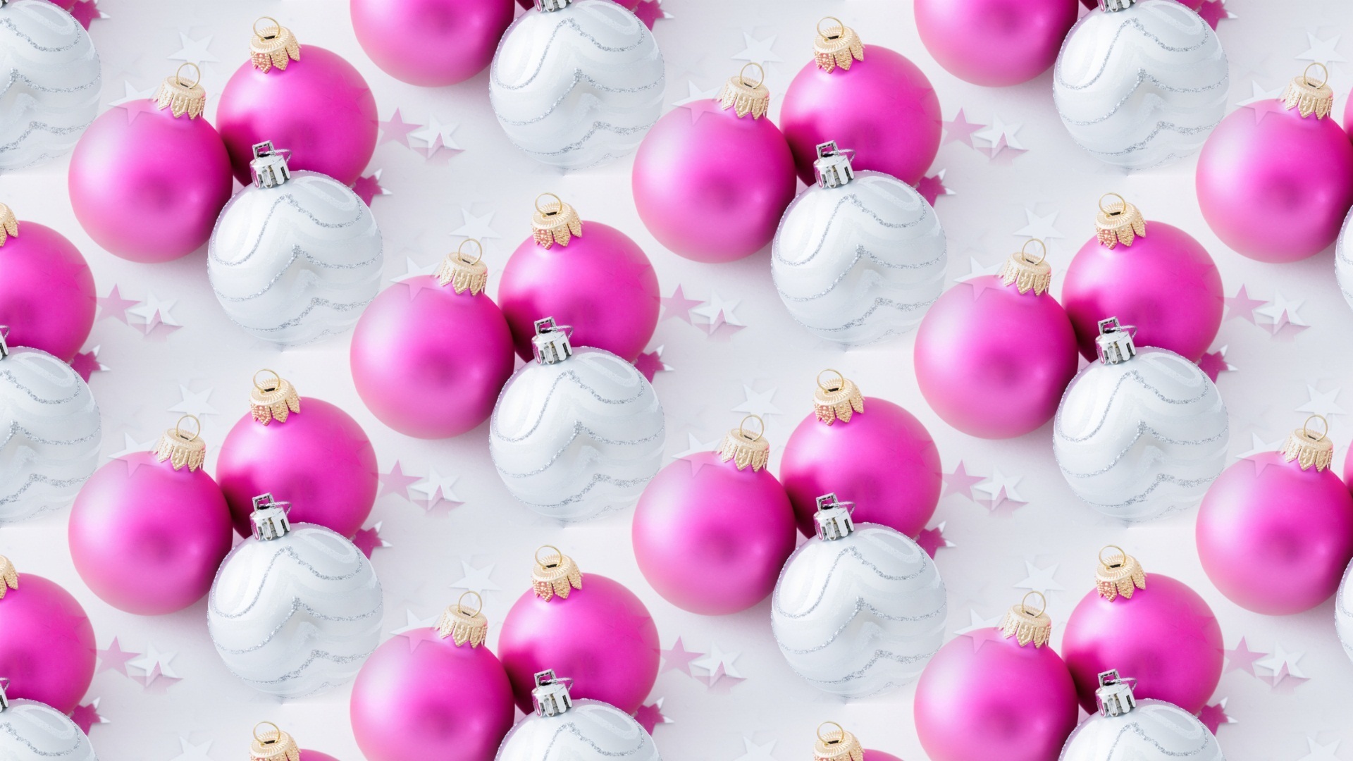 Pink Christmas Balls Wallpapers Wallpaper Cave
