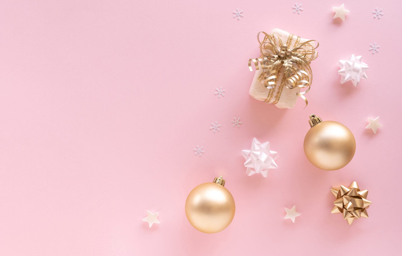 Pink Christmas Decorations Wallpapers - Wallpaper Cave