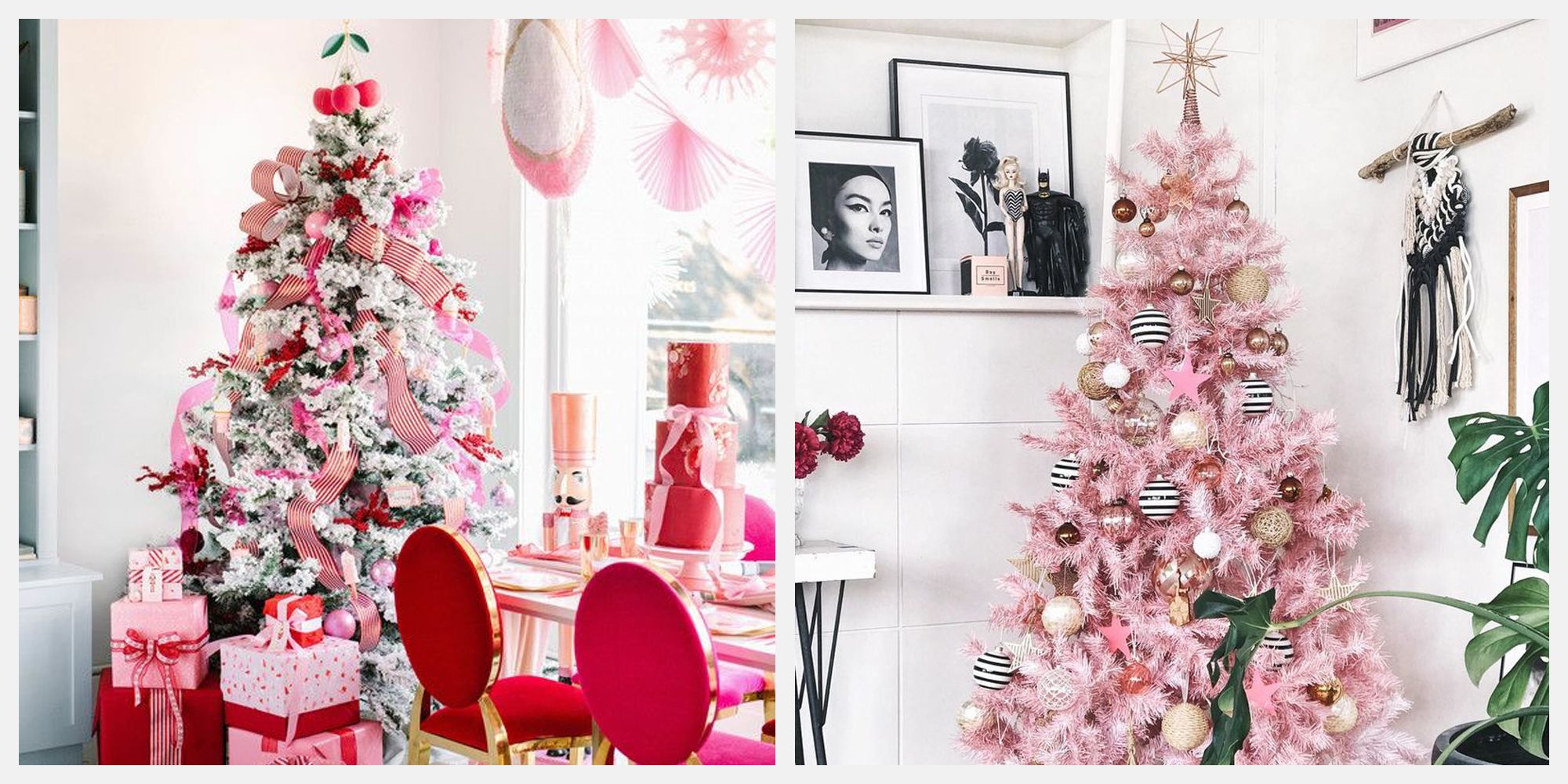 Best Pink Christmas Trees Pink Tree Ideas for the Holidays