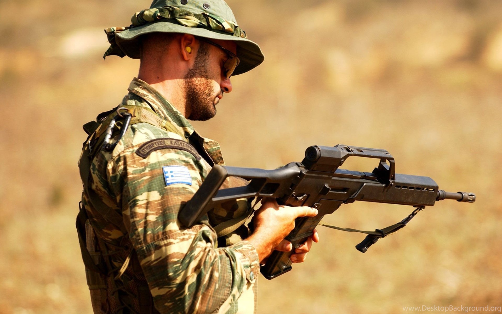 Soldiers Army Greece Special Forces G36 Greek Desktop Background