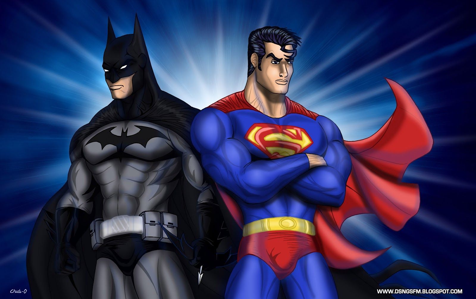 Batman and Superman Cartoon Wallpaper Free Batman and Superman Cartoon Background