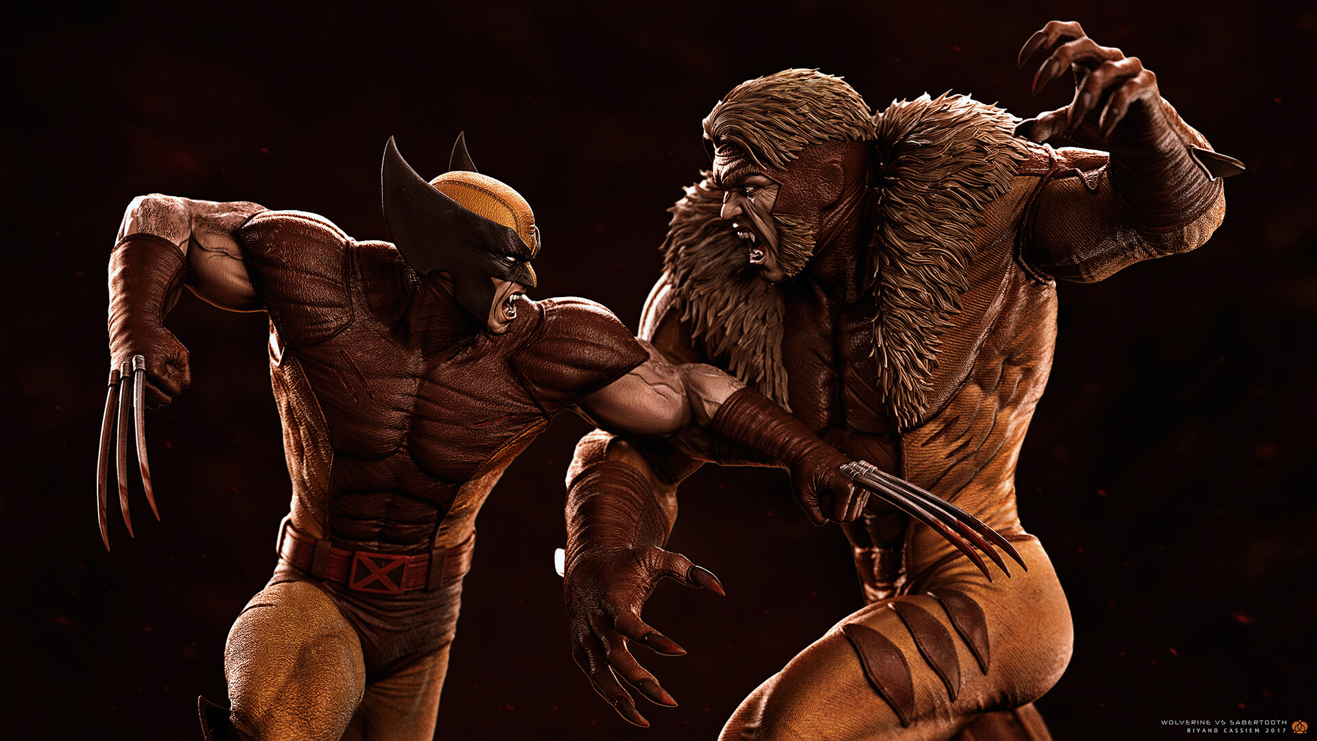 Wolverine vs Sabretooth, Riyahd Cassiem