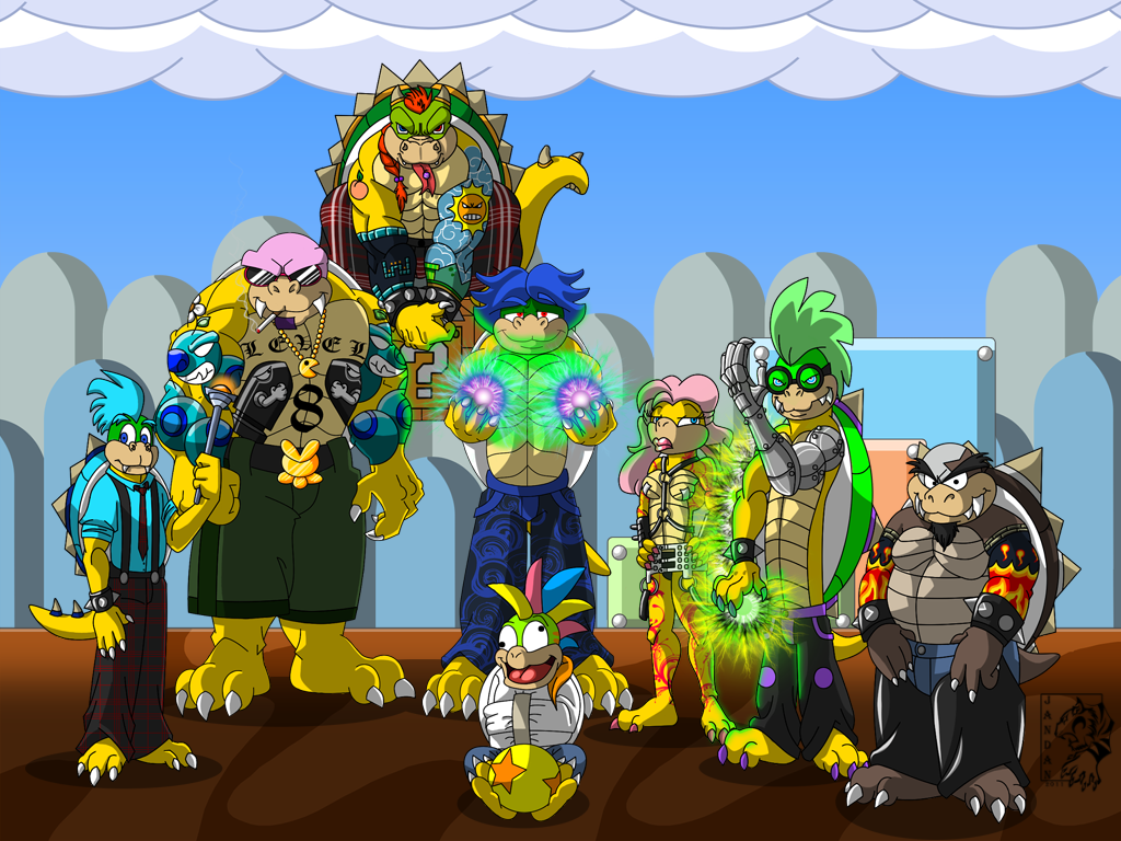 The Koopalings Wallpaper by Jandan - Fur Affinity [dot] net