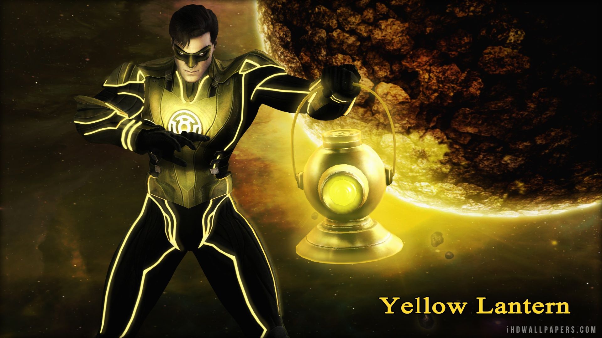 Yellow Lantern Wallpaper