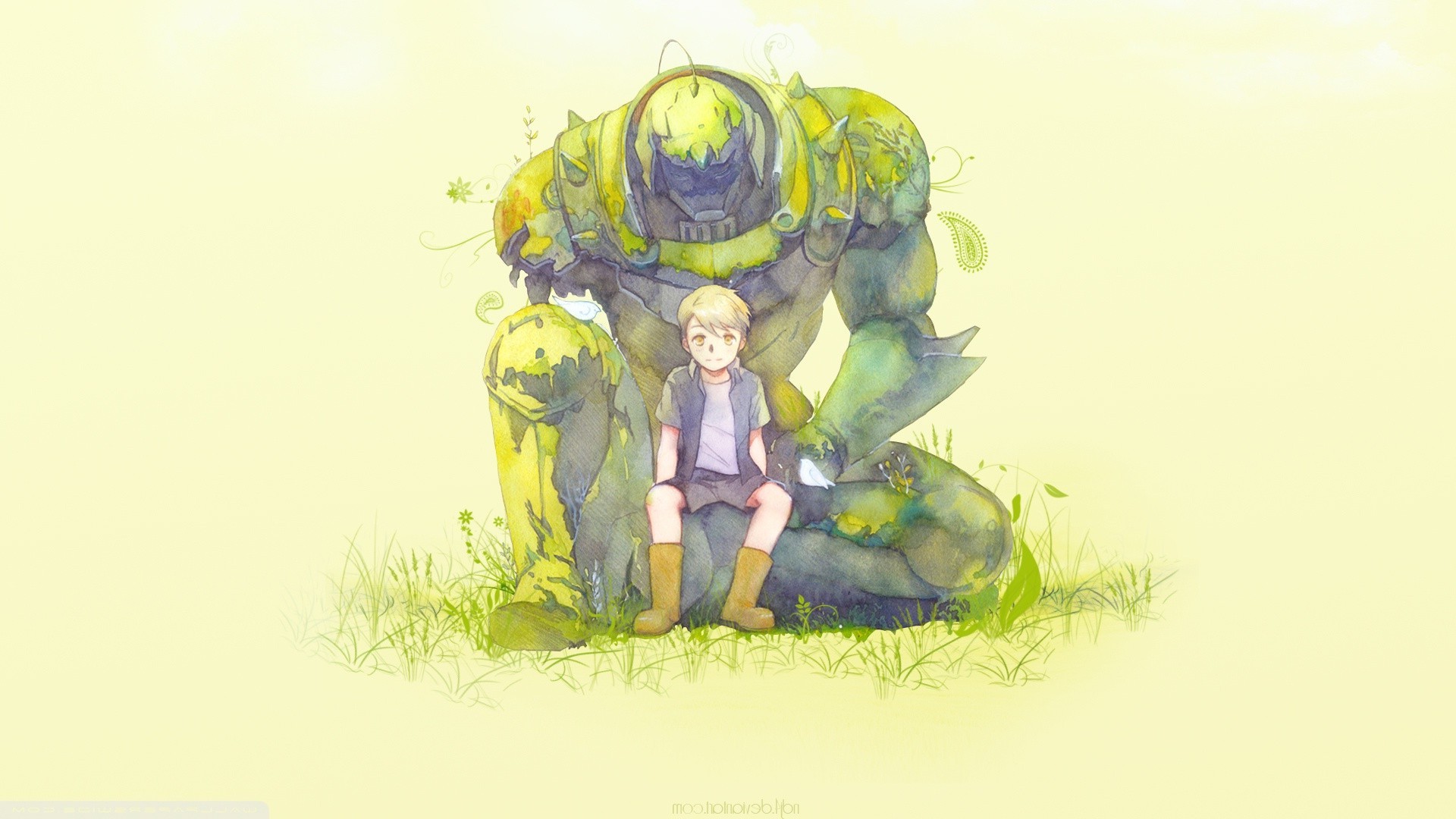 Full Metal Alchemist, Simple, Elric Alphonse, Anime Wallpaper HD / Desktop and Mobile Background