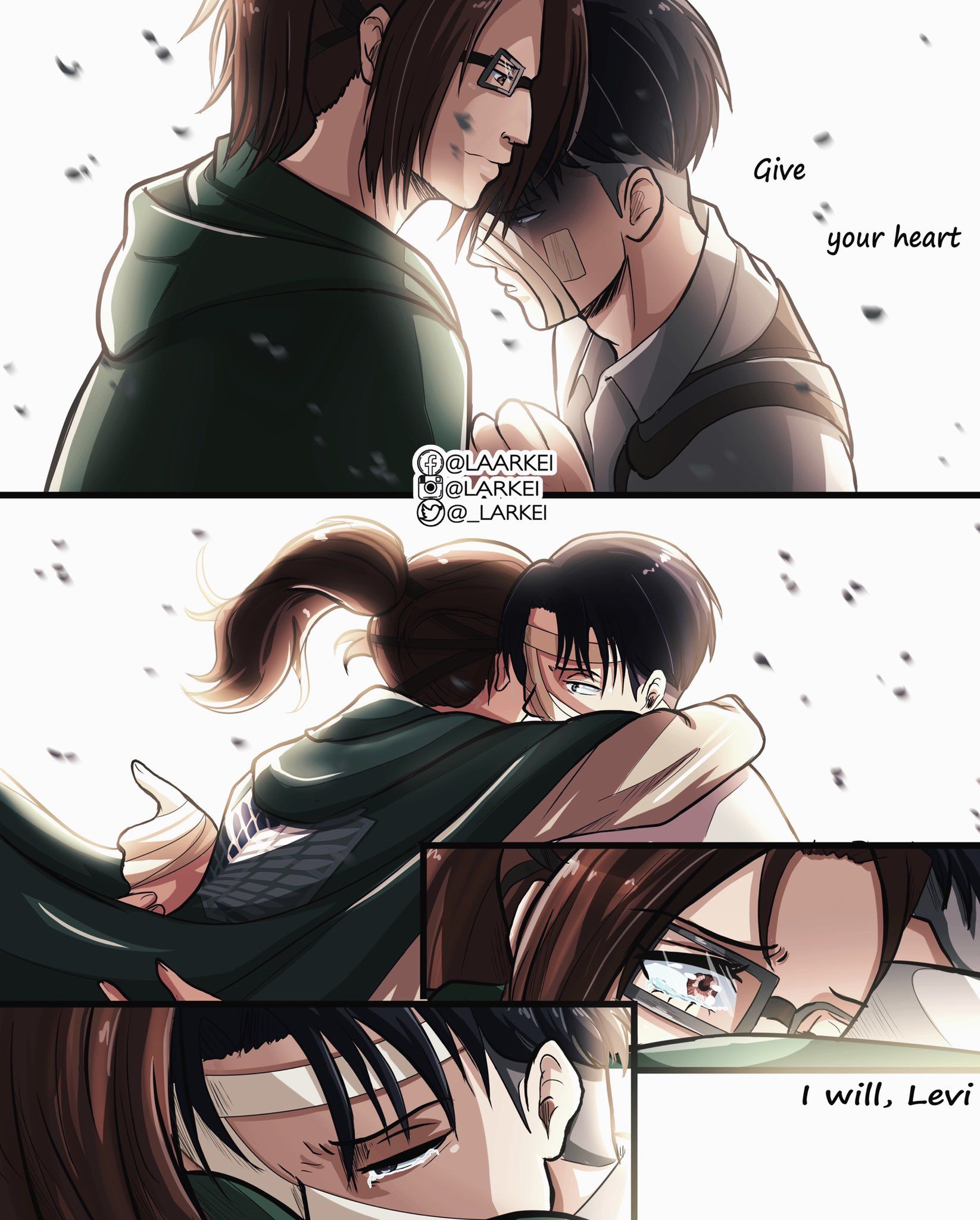 Larkei / COMISSIONS OPEN on Twitter. Attack on titan anime, Attack on titan levi, Attack on titan ships
