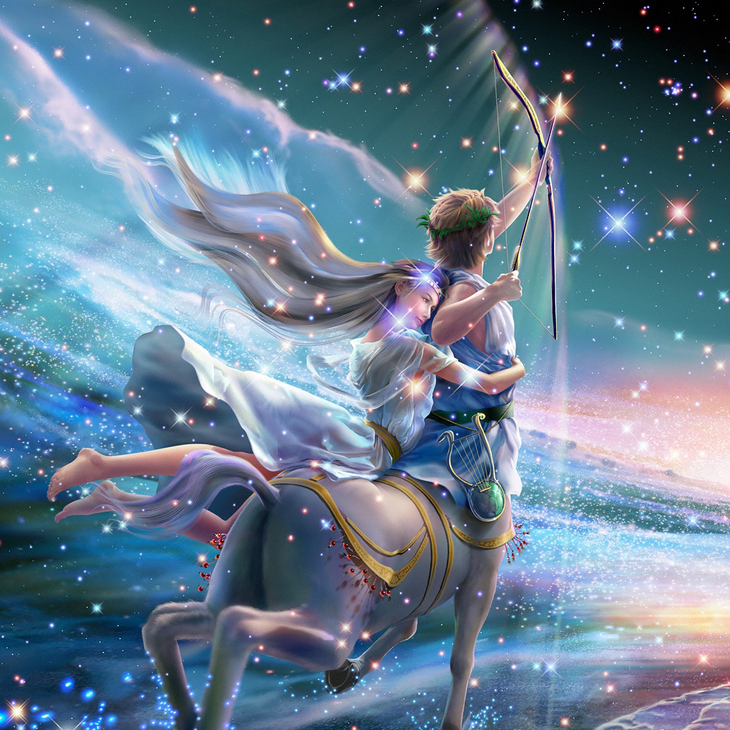 CG Fantasy Signs Sagittarius IPad IPad2 Wallpaper