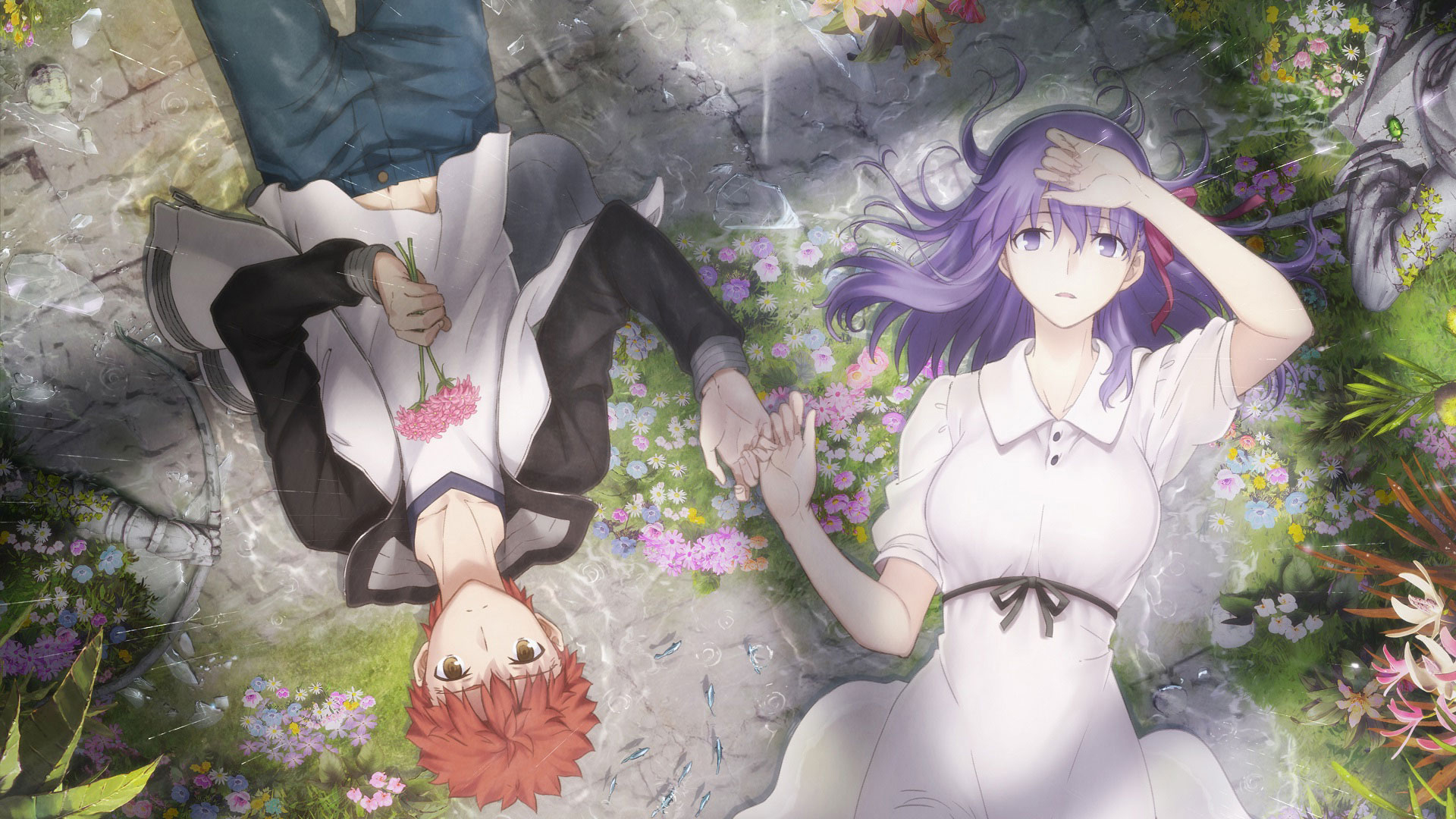 Sakura Matou Shirou Emiya HD Wallpaper
