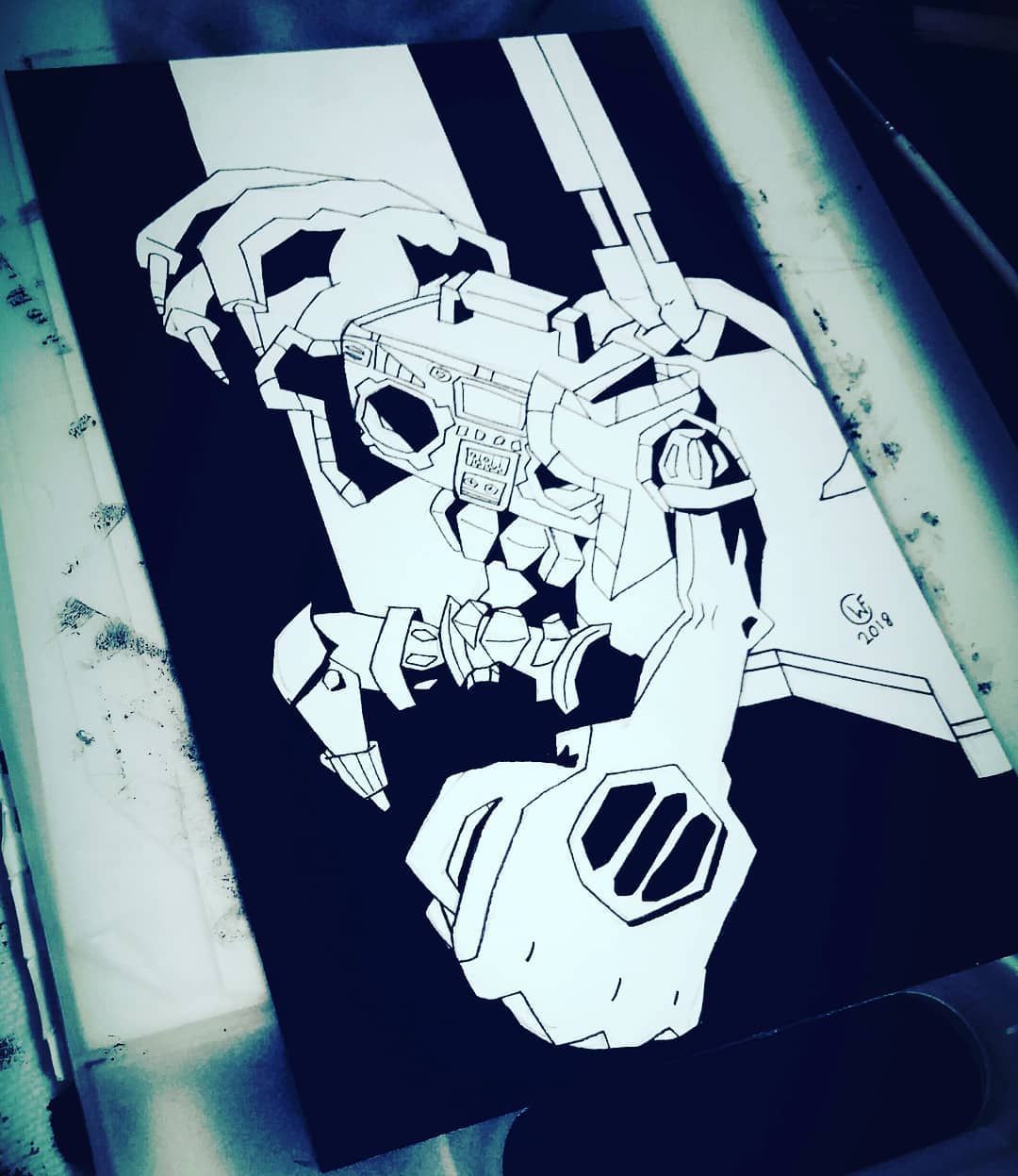 Doombox from Lethal League Blaze. If you haven't heard of it, you should check it out! #art #illustration #doombox #lethalleague