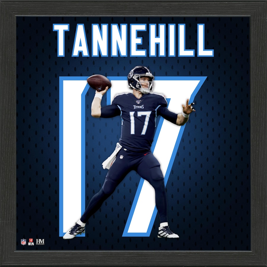 Tennessee Titans Ryan Tannehill Highland Mint 13'' x 13'' Jersey Number Frame