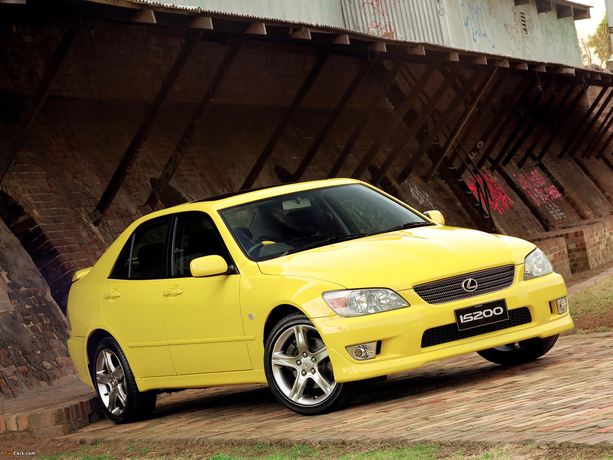 Lexus IS 200 Yellow (XE10) 2000 wallpaper (2048x1536)
