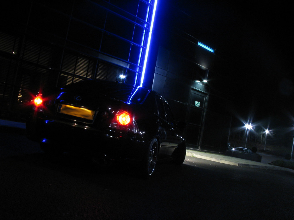 Lexus is200 at night. Night shoot of a friends car I know i