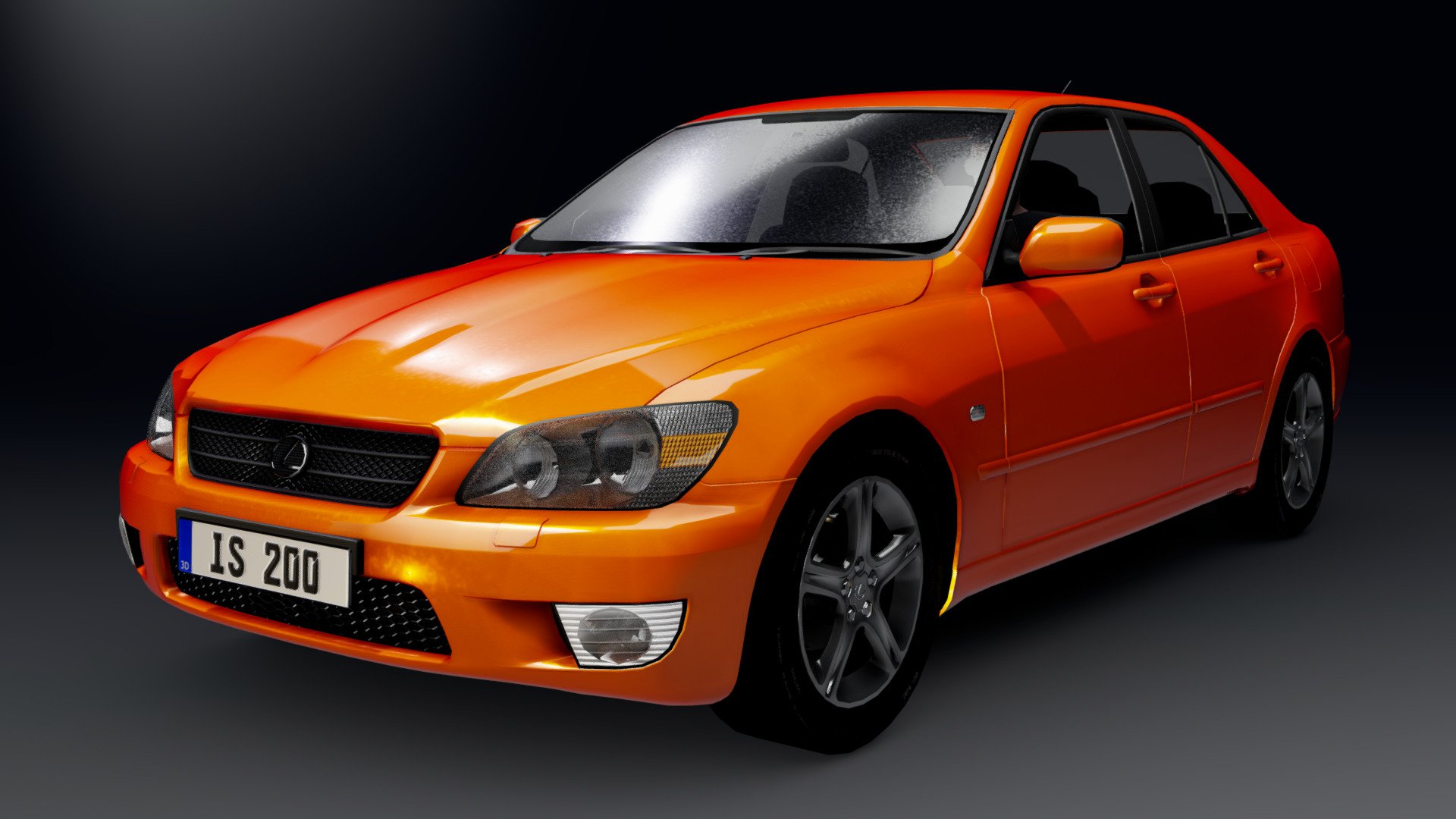 Lexus IS200 Royalty Free 3D model by MGR '99 [4166581]